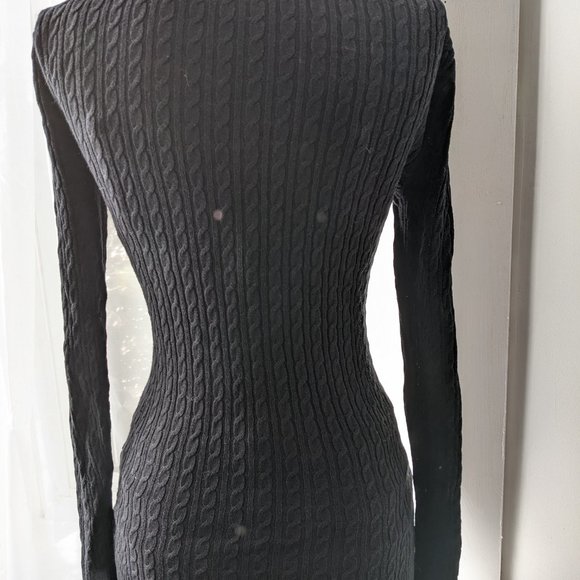 womens 2B Bebe warm sweater in black size xs - Picture 3 of 4